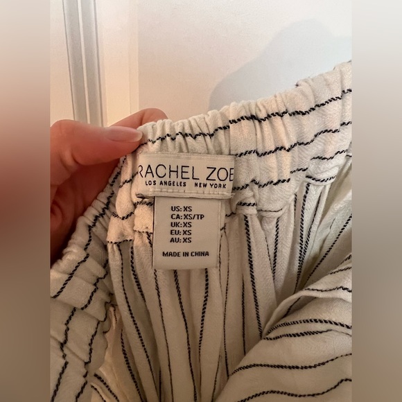 Rachel Zoe XS black and white midi skirt with button detail. - Picture 2 of 3